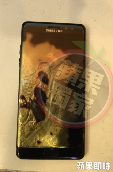 Galaxy Note 7 mới lại phát nổ ở Đài Loan